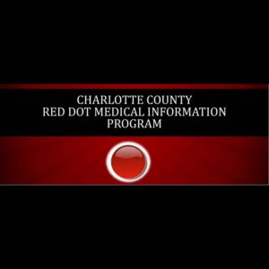 Charlotte County Red Dot Medical Information Program banner