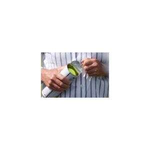 Hands opening a sealed can of tennis balls